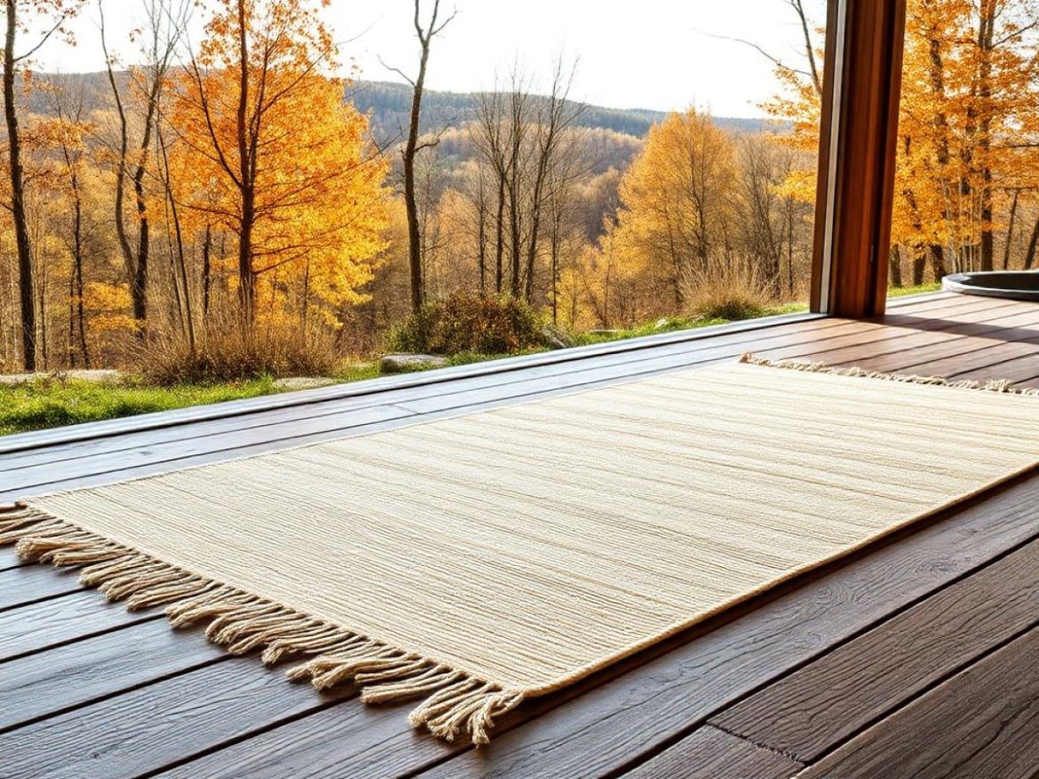 Ce tapis de yoga en laine est l